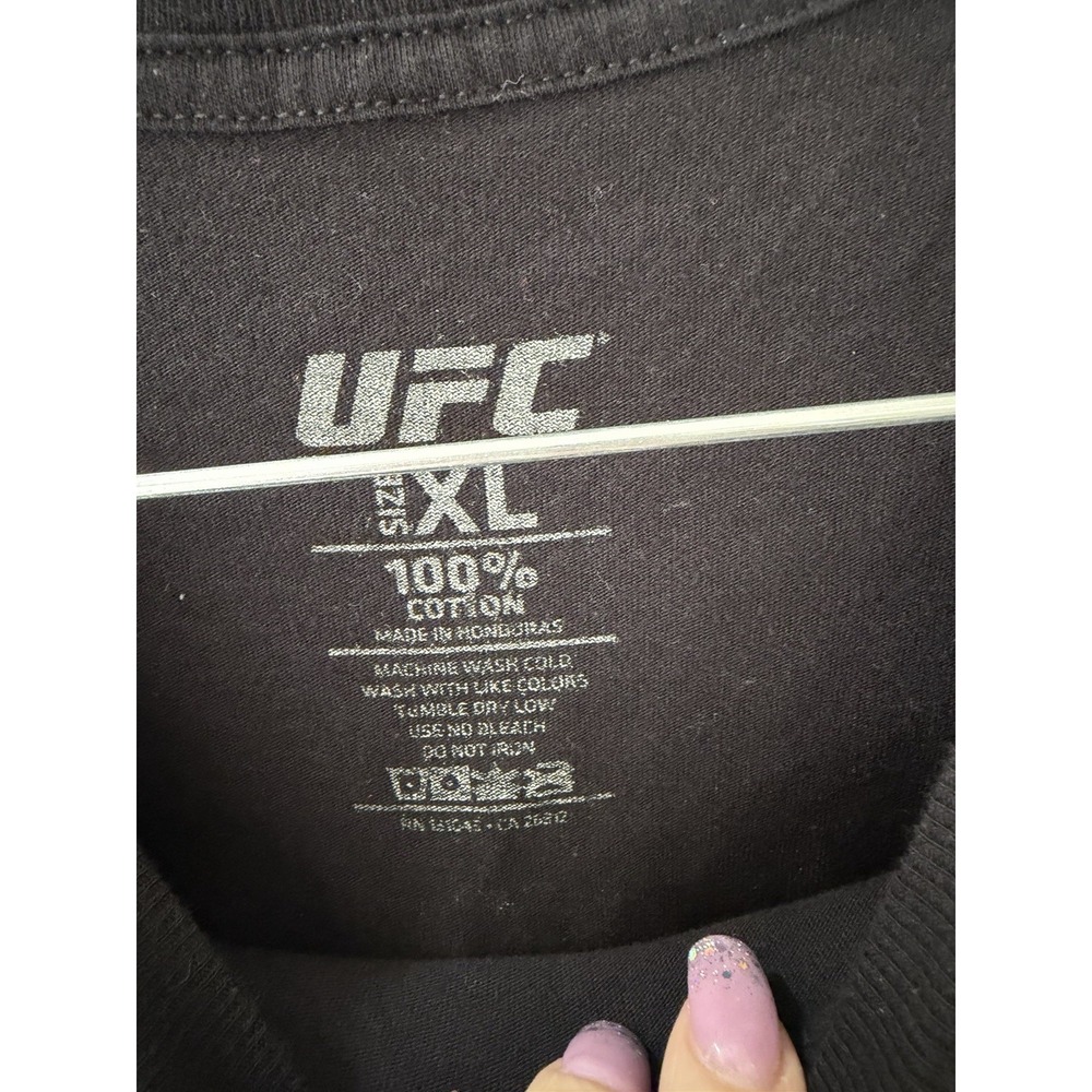 UFC 276 Adesanya‎ Cannonier Volkanovski Holloway Tee Shirt Mens XL Black EUC - Picture 3 of 6